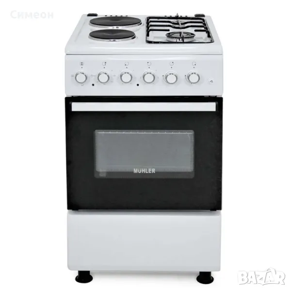 Готварска печка газ и ток Muhler , снимка 1