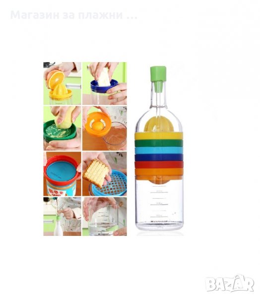 БУТИЛКА С КУХНЕНСКИ ПРИБОРИ 8 В 1 - код 0729, снимка 1