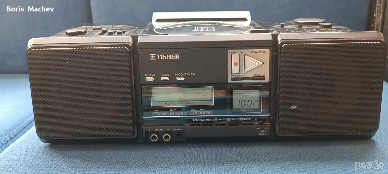 Уникален преносим плеър Fisher PH-CD10K, снимка 1
