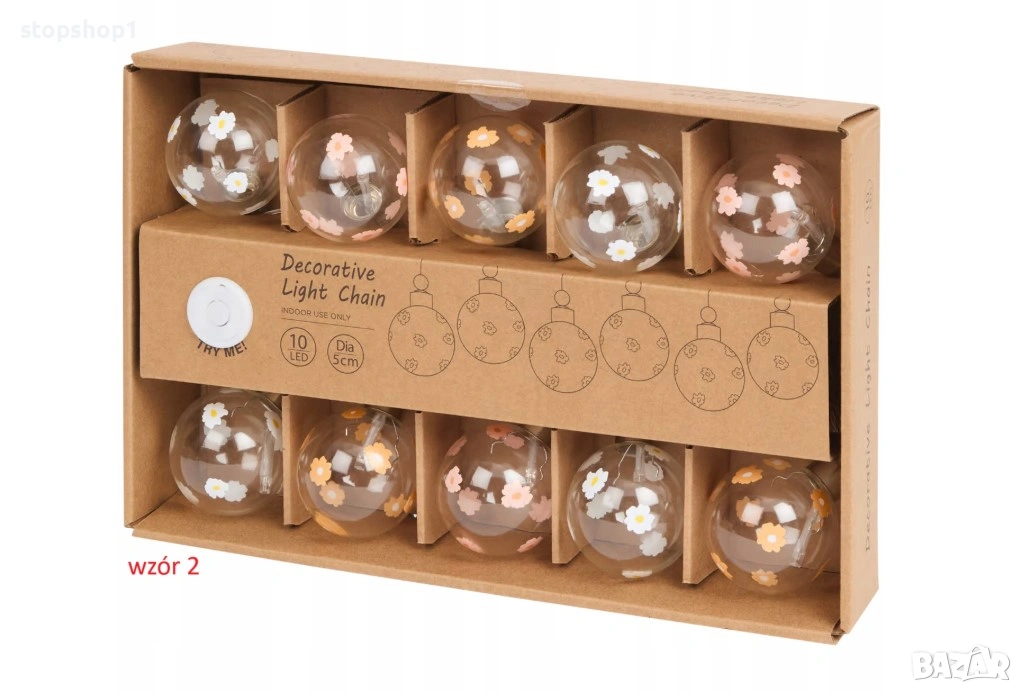 Декоративна светлинна верига LED 3.2 метра , снимка 1