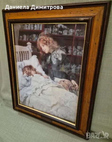 Картина принт озаглавена "Събуди се, Коледа е!", снимка 1