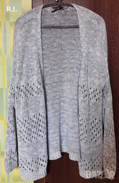 Сива дамска жилетка , снимка 1