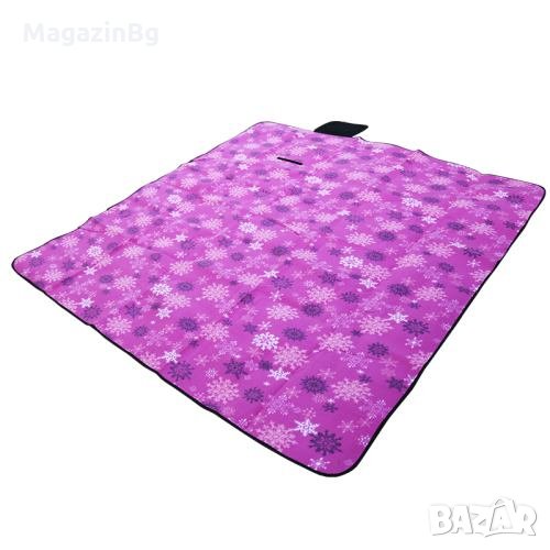 Постелка за пикник мах, къмпинг или палатка с размери 200х200 см нова Водоустойчива основа от EPE, к, снимка 1