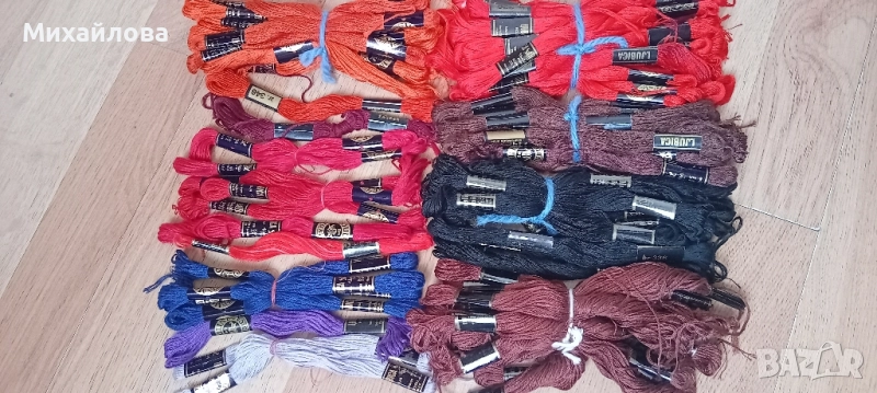 Конци за бродиране"Ljubica"-94 бр., снимка 1