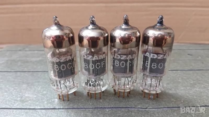  Радиолампи ADZAM gold pin E80CF.  , снимка 1