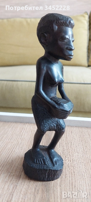 дърворезба статуетка масив за ценители , снимка 1