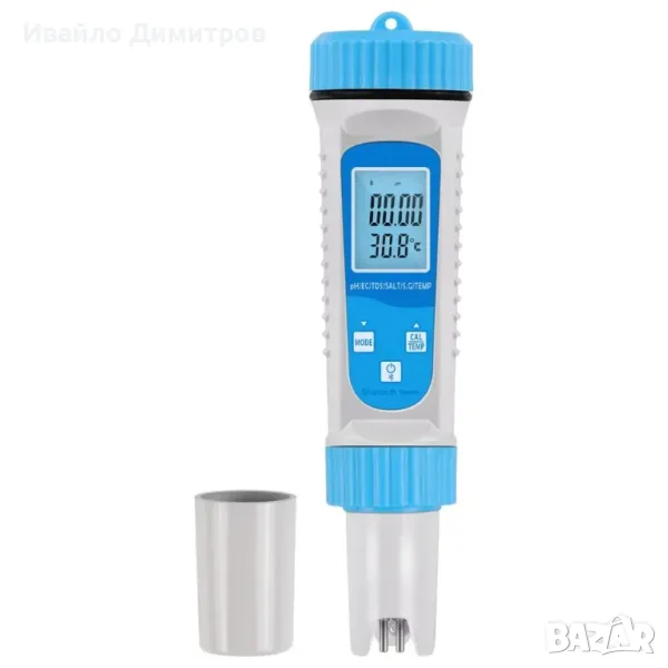 Професионален тестер за качеството на водата, pH, TDS, SALT, S.G, Температура, снимка 1