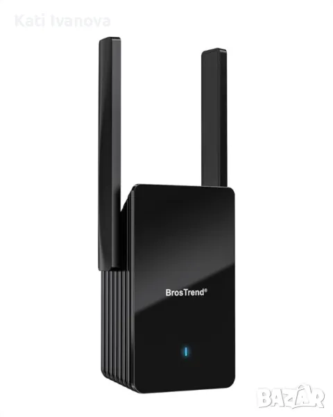 BrosTrend AX3000 WiFi 6 усилвател на обхвата с гигабитов порт, репотер на WiFi повторител,, снимка 1