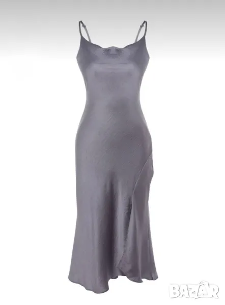 сатенена рокля , снимка 1