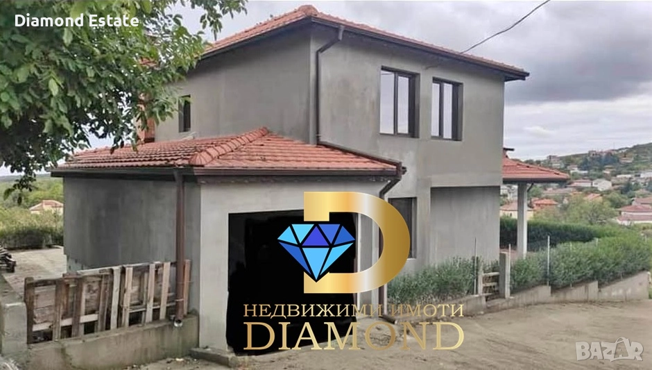 Двуетажна къща НОВО СТРОИТЕЛСТВО в село Малка Верея, обл. Стара Загора, снимка 1