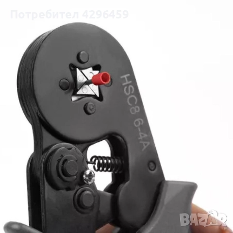 Клещи за кримпване на кабелни обувки 180 мм, 0.25 - 10 кв.мм, BIGSTREN 23271 + 500 обувки, снимка 6 - Клещи - 52424758