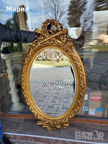 Италианско бароково огледало 080, снимка 1 - Огледала - 39579790