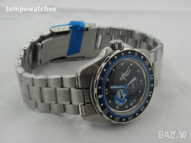 ВОСТОК АМФИБИЯ АВТОМАТИЧЕН ref: 14032Г - GMT - “КОСМОДАЙВЕР”- “ЗЕМЛЯНИН” 2 - ЛИМИТИРАН - 730 бр., снимка 14 - Мъжки - 52043602