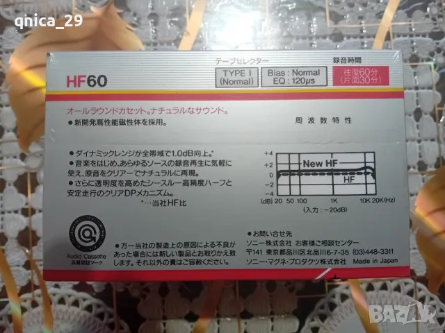 Sony HF-60 пакет 4 броя, снимка 2 - Декове - 50245221