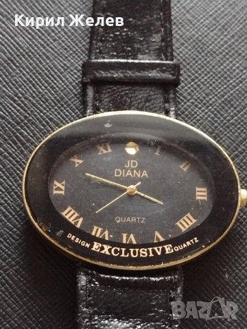 JD DIANA QUARTZ МНОГО КРАСИВ СТИЛЕН ДИЗАЙН ДАМСКИ ЧАСОВНИК С КОЖЕНА КАИШКА 33286, снимка 3 - Дамски - 38712472