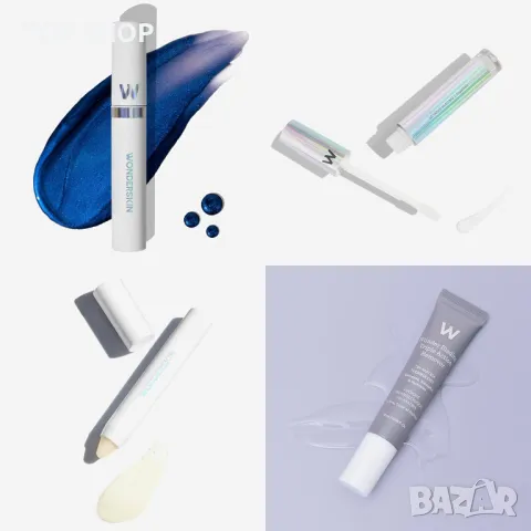 Wonderskin Комплект дълготраен розов гланц, ексфолиант, почистващ препарат за устни, цвят First Kiss, снимка 5 - Комплекти и лотове - 49552825