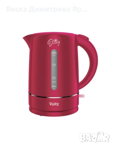 Електрическа кана Oliver Voltz Daisy, 2200W, капацитет 1,7 литра, снимка 7 - Кани - 51074122