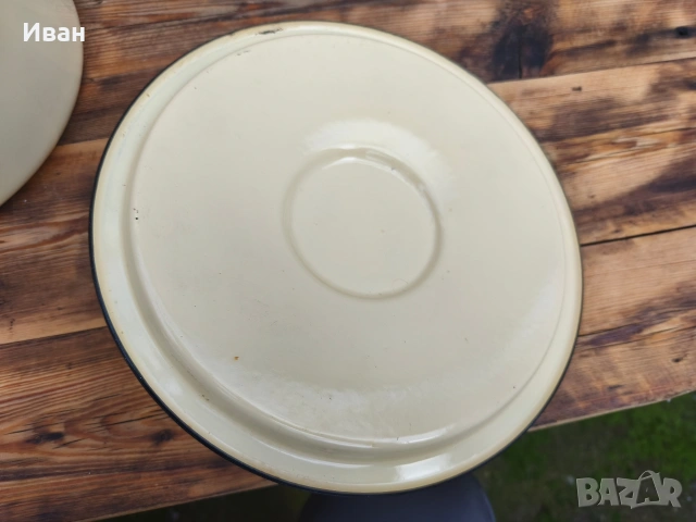 Руска емайлирана Тенджера СССР , снимка 4 - Съдове за готвене - 54117670