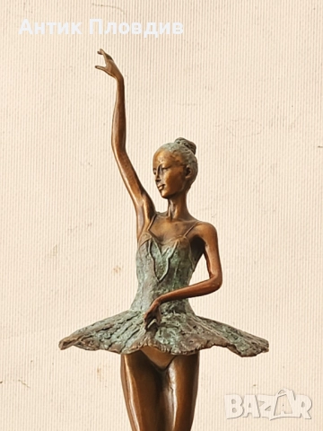 Бронзова статуетка балерина – Milo, France, снимка 2 - Статуетки - 51656588