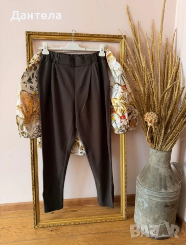 H&M Ефирна дамска риза с тропически мотиви, снимка 12 - Ризи - 54229018