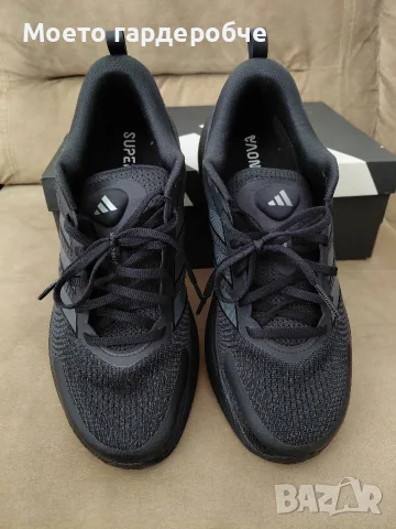 Мъжки черни маратонки Adidas Supernova Ease 2M JQ4336, снимка 2 - Маратонки - 56212871