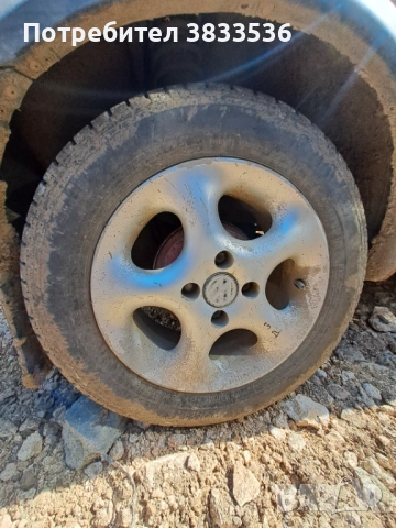 VW 4X100 ал.джанти със зимни гуми., снимка 8 - Гуми и джанти - 54274146
