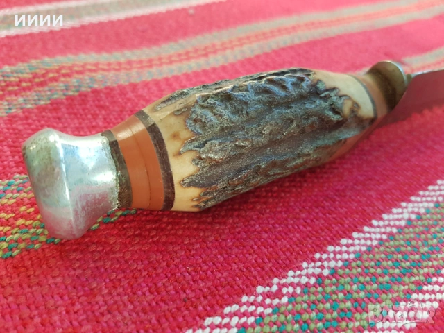 Немски нож с трион , снимка 5 - Антикварни и старинни предмети - 54313613