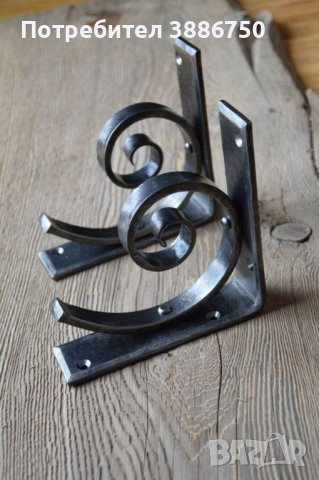 Етажерки , рафтове , стойки , конзоли и рафтоносачи от ковано желязо, снимка 5 - Други - 44395572