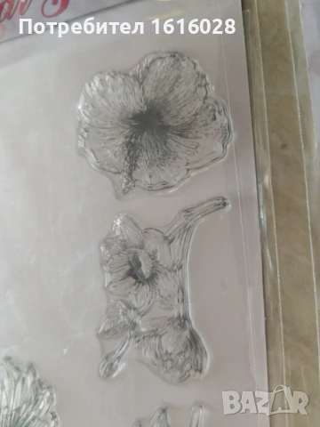 Прозрачни силиконови печати на рамки и цветя., снимка 9 - Други - 50943708