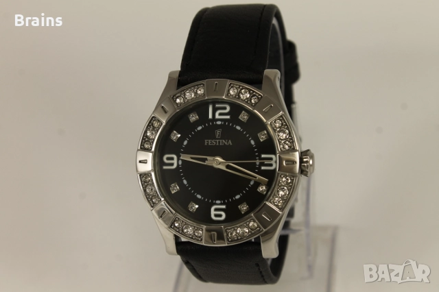 FESTINA F16537 Дамски Стоманен Часовник С Цирконии