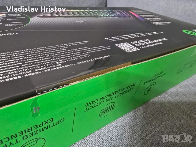 Неразопакована - Razer BlackWidow V4 75% - Гаранция, снимка 2 - Клавиатури и мишки - 52990640