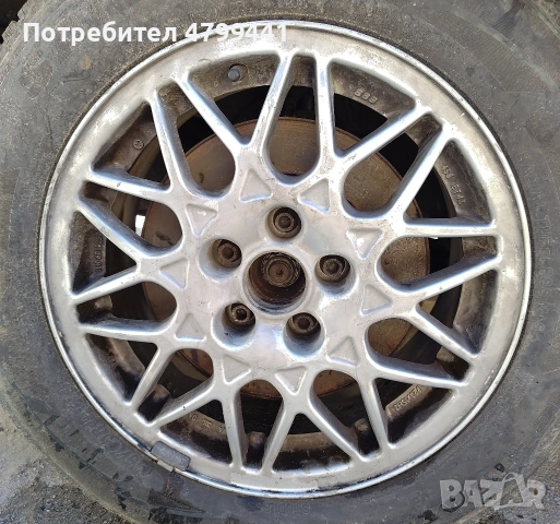 Джанти 5х100 15" BBS VR6, снимка 2 - Гуми и джанти - 54326254