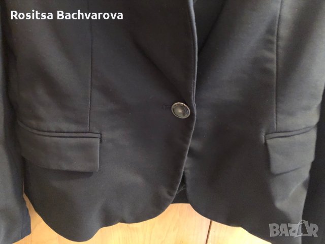Черно сако Zara, S размер, снимка 6 - Сака - 30300883
