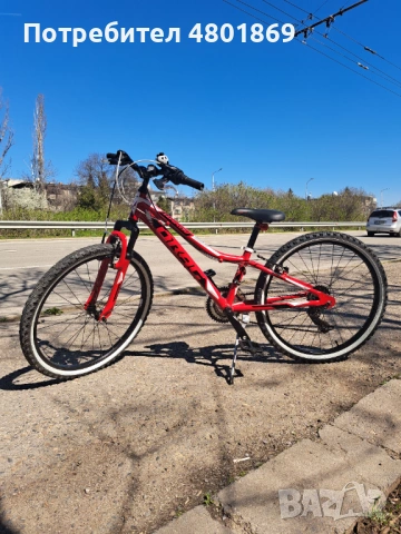 Детски велосипед Drag Hardy Junior 24 червен, снимка 3 - Велосипеди - 54246286