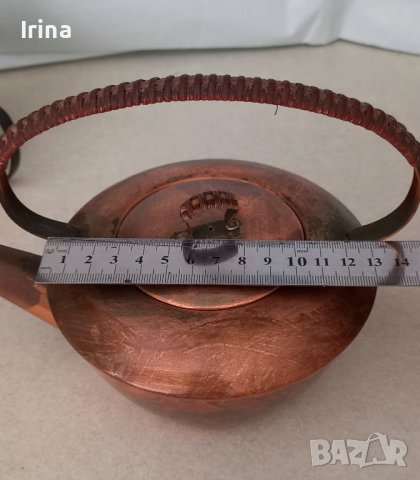 Меден чайник, снимка 5 - Антикварни и старинни предмети - 37701569