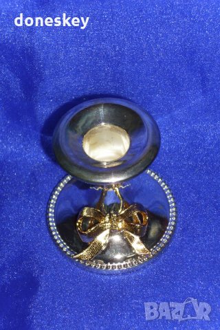 Посребрен свещник