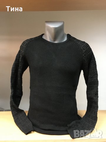 Страхотен черен пуловер, снимка 5 - Пуловери - 30491252