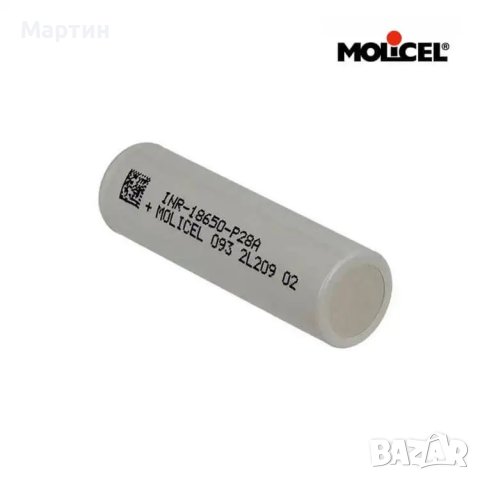 Батерия Molicel P28A 18650 2800mah 35А - НОВИ, снимка 2 - Друга електроника - 44451916