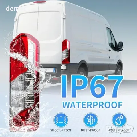 Десен заден стоп за Ford Transit Mk8 2014–2025 без крушки, снимка 2 - Части - 55945912