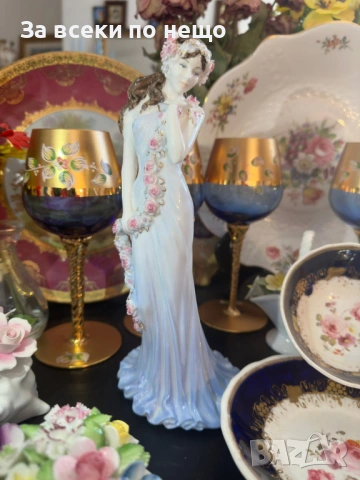 Coalport England 1991 limited edition number 4550/ 9500 “Sapphire” Код P2145, снимка 8 - Колекции - 54162230