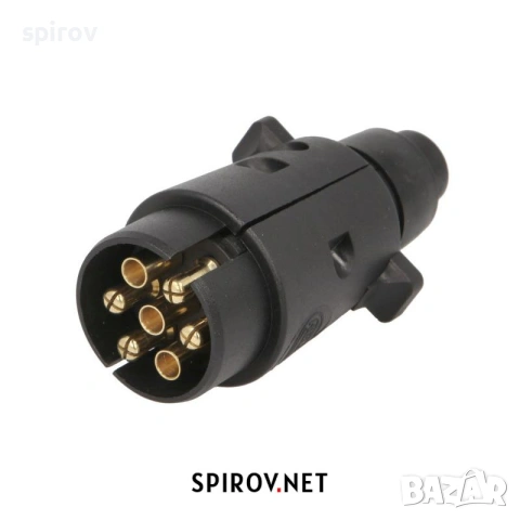 Букса за светлини на ремарке 7 пина DIN/ISO 1724