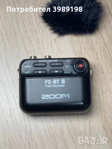 Zoom F2-BT За подкастери, видеооператори, блогъри и журналисти