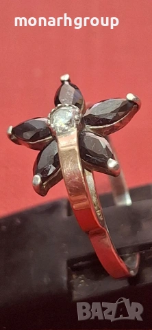 Сребърен пръстен, снимка 4 - Пръстени - 54062931