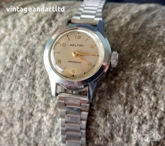 Колекционерски часовник Келтън, Kelton, работи отлично, снимка 6 - Антикварни и старинни предмети - 40098409
