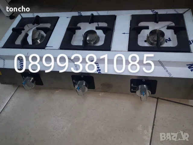 Професионални котлони, със защита на газта. Газов котлон.1-ка.2-ка; 3-ка; 4-ка, снимка 2 - Обзавеждане на кухня - 49093440
