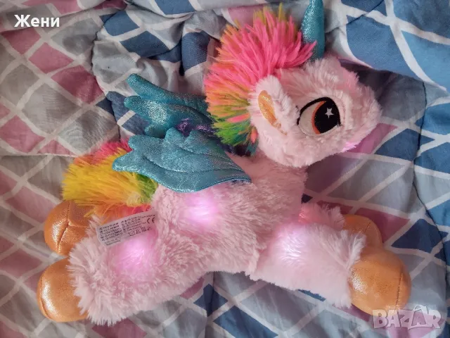 Светещо LED пони еднорог Sunkid, снимка 2 - Музикални играчки - 48119889