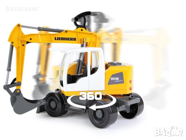 Детска Играчка Багер Liebherr A 918 Litronic, снимка 2 - Коли, камиони, мотори, писти - 31048454