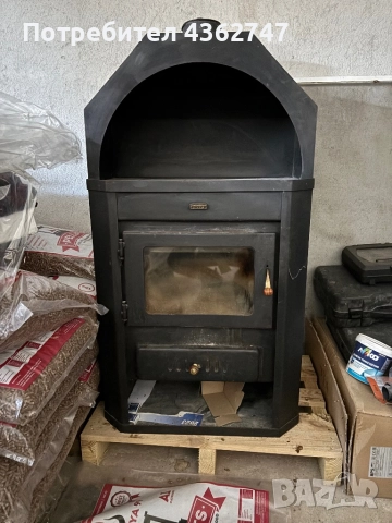 Камина с водна риза, 18 киловата, използвана