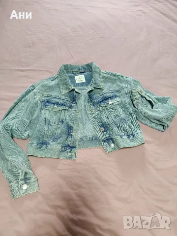 Късо дънково яке PULL BEAR 