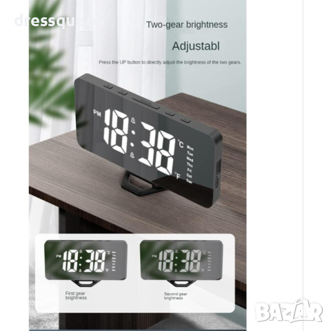 3969 Часовник със светещи цифри, снимка 3 - Други стоки за дома - 44572258